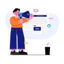 پیش‌نمایش فایل advertising-campaign-8962090 از پک تصویرسازی تبلیغاتی