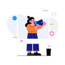 پیش‌نمایش فایل marketing-on-social-media-8962089 از پک تصویرسازی تبلیغاتی