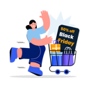پیش‌نمایش فایل woman-doing-black-friday-shopping-10396613 از پک جمعه سیاه