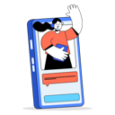 پیش‌نمایش فایل customer-support-live-chat-11816484 از پک پشتیبانی مشتری