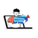 پیش‌نمایش فایل customer-support-overload-11816483 از پک پشتیبانی مشتری