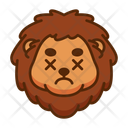 پیش‌نمایش فایل lion-10593923 از پک ایموجی شیر پر شده