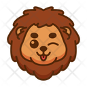 پیش‌نمایش فایل lion-10593932 از پک ایموجی شیر پر شده