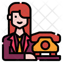 پیش‌نمایش فایل receptionist-2542653 از پک آواتار شغلی