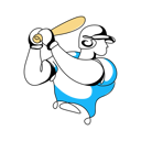 پیش‌نمایش فایل baseball-player-11048632 از پک بیسبال