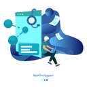 پیش‌نمایش فایل background-illustrations-of-back-end-support-1505135 از پک تصویرسازی کار تیمی
