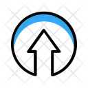 پیش‌نمایش فایل up-arrow-266 از پک پیکان در دایره