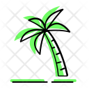 پیش‌نمایش فایل coconut-tree-36 از پک رنگ تخت تعطیلات تابستانی