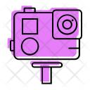 پیش‌نمایش فایل go-pro-camera-2 از پک رنگ تخت تعطیلات تابستانی