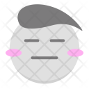 پیش‌نمایش فایل weird-squint از پک شکلک خاکستری