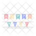 پیش‌نمایش فایل birthday-flag-2 از پک عنصر تخت تولد