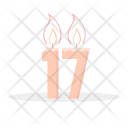 پیش‌نمایش فایل seventeen-candle از پک عنصر تخت تولد