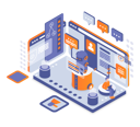پیش‌نمایش فایل ai-website-development-and-building-8679561 از پک مفهوم محور