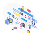 پیش‌نمایش فایل online-call-center-8679555 از پک مفهوم محور