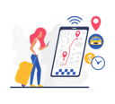 پیش‌نمایش فایل online-taxi-tracking-8679237 از پک سفر