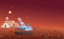 پیش‌نمایش فایل mars-robot-working-at-mars-facility-8699689 از پک فضا