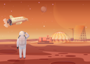 پیش‌نمایش فایل people-colonizing-mars-planet-8699699 از پک فضا
