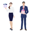 پیش‌نمایش فایل business-people-holding-gift-8699332 از پک مفهوم محور