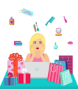 پیش‌نمایش فایل online-cosmetic-sale-8699343 از پک مفهوم محور