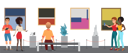 پیش‌نمایش فایل people-in-art-museum-8699319 از پک مفهوم محور