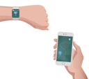 پیش‌نمایش فایل smartwatch-tracker-8699354 از پک مفهوم محور
