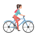 پیش‌نمایش فایل woman-riding-cycle-8699357 از پک مفهوم محور