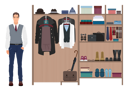پیش‌نمایش فایل male-in-clothes-shop-8699308 از پک متفرقه