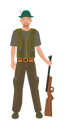 پیش‌نمایش فایل military-man-with-rifle-8699293 از پک متفرقه