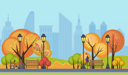 پیش‌نمایش فایل city-park-during-autumn-8699667 از پک چشم اندازها