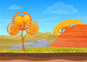پیش‌نمایش فایل autumn-fall-at-forest-8699636 از پک منظره طبیعت