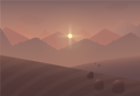 پیش‌نمایش فایل sun-setting-behind-mountains-8699635 از پک منظره طبیعت