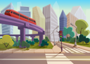 پیش‌نمایش فایل metro-in-the-city-8699448 از پک چشم انداز