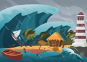 پیش‌نمایش فایل sea-storm-moving-towards-land-8699452 از پک چشم انداز