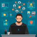 پیش‌نمایش فایل cyber-hacker-8699199 از پک متفرقه