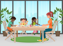 پیش‌نمایش فایل kid-doing-homework-together-8699189 از پک متفرقه