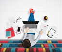 پیش‌نمایش فایل boy-working-on-laptop-8699216 از پک متفرقه