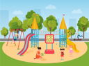 پیش‌نمایش فایل kids-at-playground-8699234 از پک متفرقه