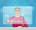 پیش‌نمایش فایل man-doing-data-analysis-8699220 از پک متفرقه