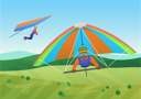 پیش‌نمایش فایل people-enjoying-motorized-kite-8751079 از پک فعالیت های فضای باز