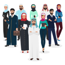 پیش‌نمایش فایل arab-business-team-8751126 از پک افراد کسب‌وکار عرب
