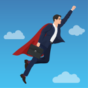 پیش‌نمایش فایل super-businessman-8751294 از پک کسب و کار