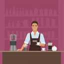 پیش‌نمایش فایل man-making-coffee-8751755 از پک حرفه