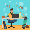 پیش‌نمایش فایل man-using-laptop-8751764 از پک حرفه