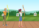 پیش‌نمایش فایل archery-competition-8751804 از پک ورزش و تناسب اندام