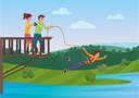 پیش‌نمایش فایل bungee-jumping-8751810 از پک ورزش و تناسب اندام