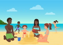 پیش‌نمایش فایل family-on-beach-8751808 از پک ورزش و تناسب اندام