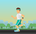 پیش‌نمایش فایل man-running-in-park-8751825 از پک ورزش و تناسب اندام