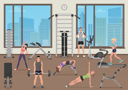 پیش‌نمایش فایل people-in-gym-8751819 از پک ورزش و تناسب اندام