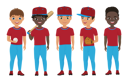 پیش‌نمایش فایل baseball-team-8751842 از پک تیم ورزشی