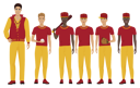 پیش‌نمایش فایل baseball-team-with-coach-8751837 از پک تیم ورزشی